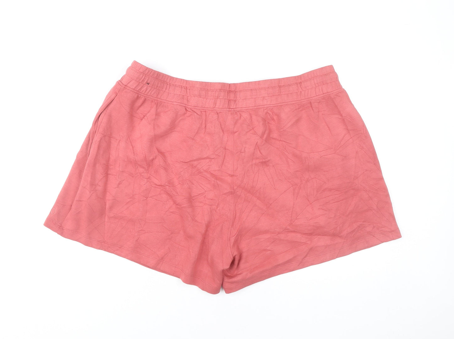 Marks and Spencer Women’s Pink Size 20 Sweat Shorts with Drawstring