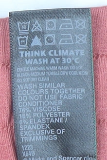 Marks and Spencer Women’s Pink Size 20 Sweat Shorts with Drawstring