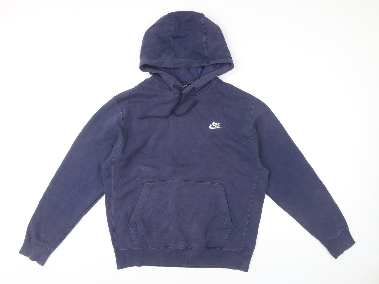 Mens UK Size S Nike Blue Pullover Hoodie