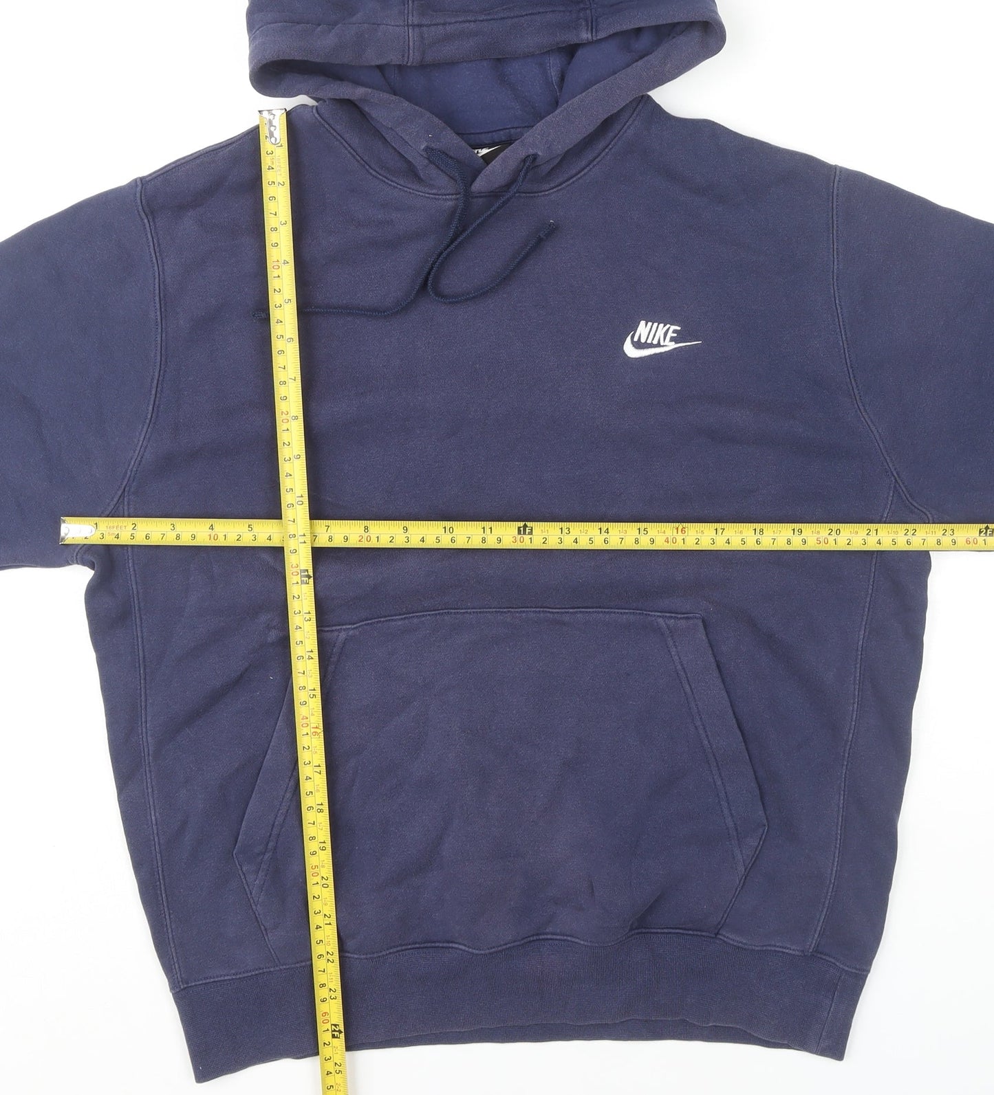 Mens UK Size S Nike Blue Pullover Hoodie