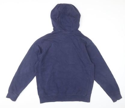 Mens UK Size S Nike Blue Pullover Hoodie