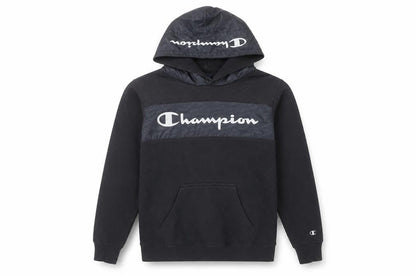 Mens UK Size XS Champion Black Pullover Hoodie