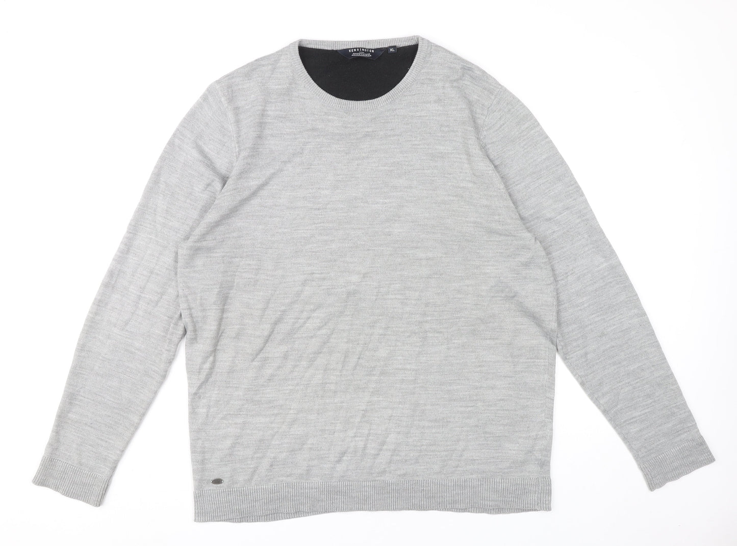 Kensington Eastside Men’s Grey XL Crew Neck Pullover Jumper