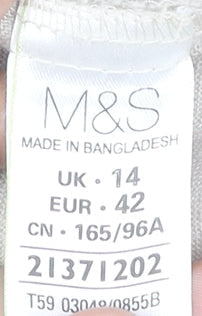 Womens UK Size 14 Marks and Spencer Beige