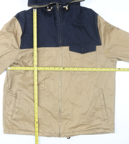 Mens UK Size XL River Island Multicoloured Windbreaker Coat