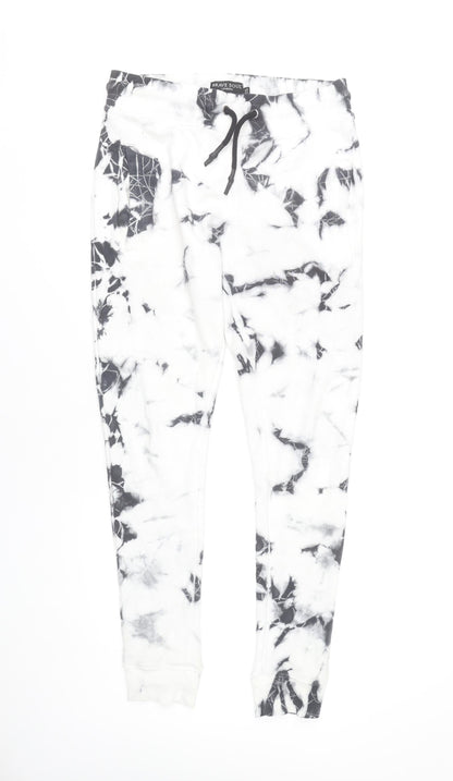 Brave Soul Men’s Multicoloured Tie-Dye Jogger Trousers Size L