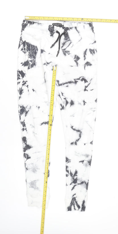 Brave Soul Men’s Multicoloured Tie-Dye Jogger Trousers Size L