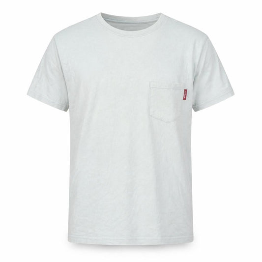 Front view of EXO Polo International unisex adults green cotton t-shirt m