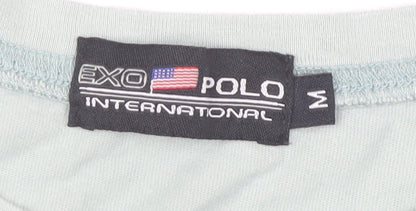 EXO Polo International Unisex Adults Green Cotton T-Shirt M