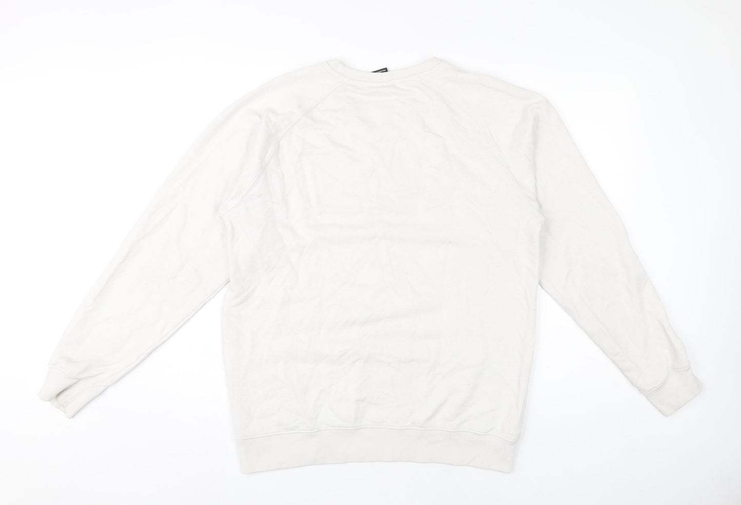 Polar Skate Co. Men’s White Medium Pullover Sweatshirt Graphic Logo