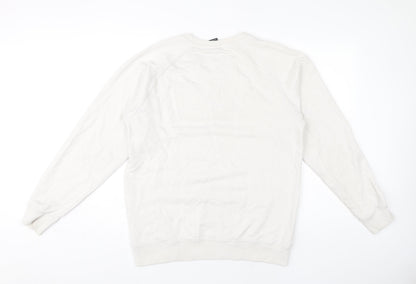 Polar Skate Co. Men’s White Medium Pullover Sweatshirt Graphic Logo