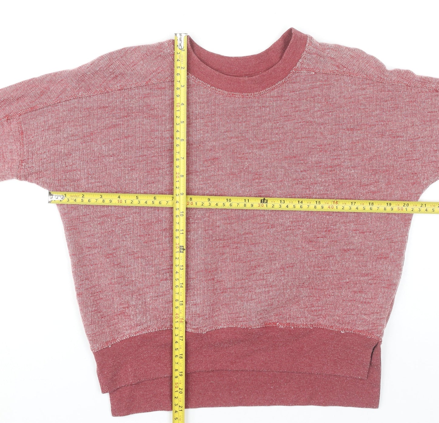 Zara Trafaluc Womens Red Sweatshirt Small Casual Pullover