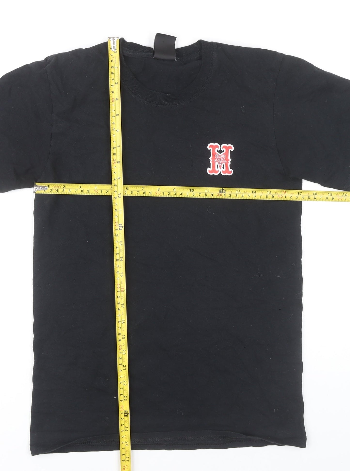 Mens UK Size S HUF Black  T-Shirt