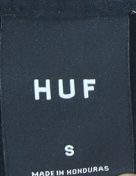 Mens UK Size S HUF Black  T-Shirt