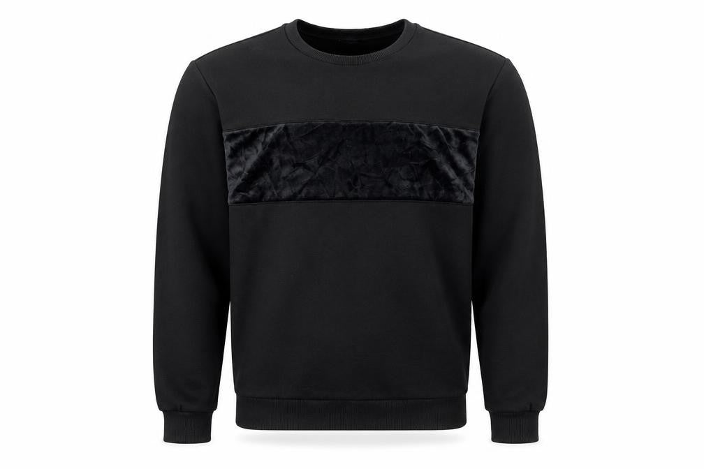 Mens UK Size L Reiss Black Pullover Sweatshirt