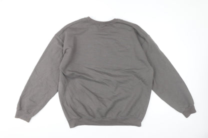 PrettyLittleThing Women’s Grey Athletic Columbia University Sweatshirt L