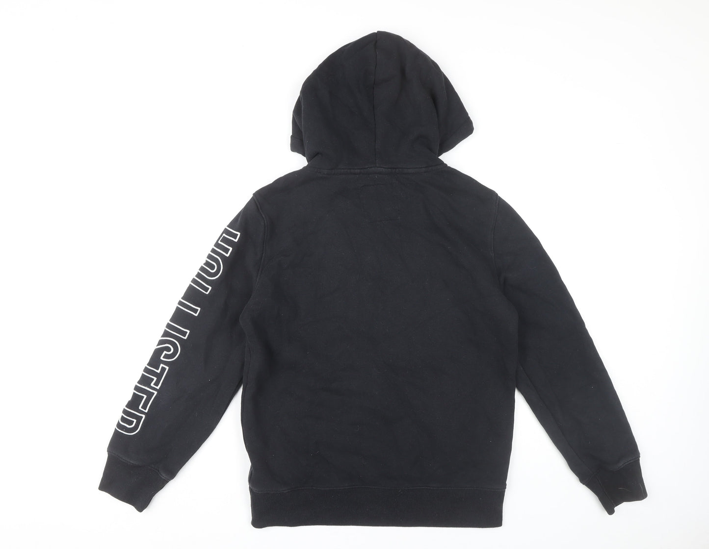 Mens UK Size XS Hollister Black Pullover Hoodie