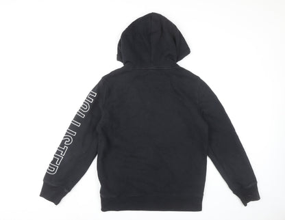 Mens UK Size XS Hollister Black Pullover Hoodie