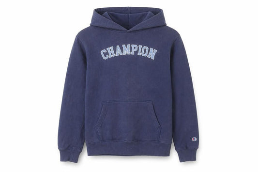 Champion Boys Blue Pullover Hoodie 11-12 Years Regular Fit Logo Sportswear