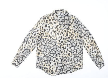 Womens UK Size 8 ASOS Design Multicoloured Basic Button-Up
