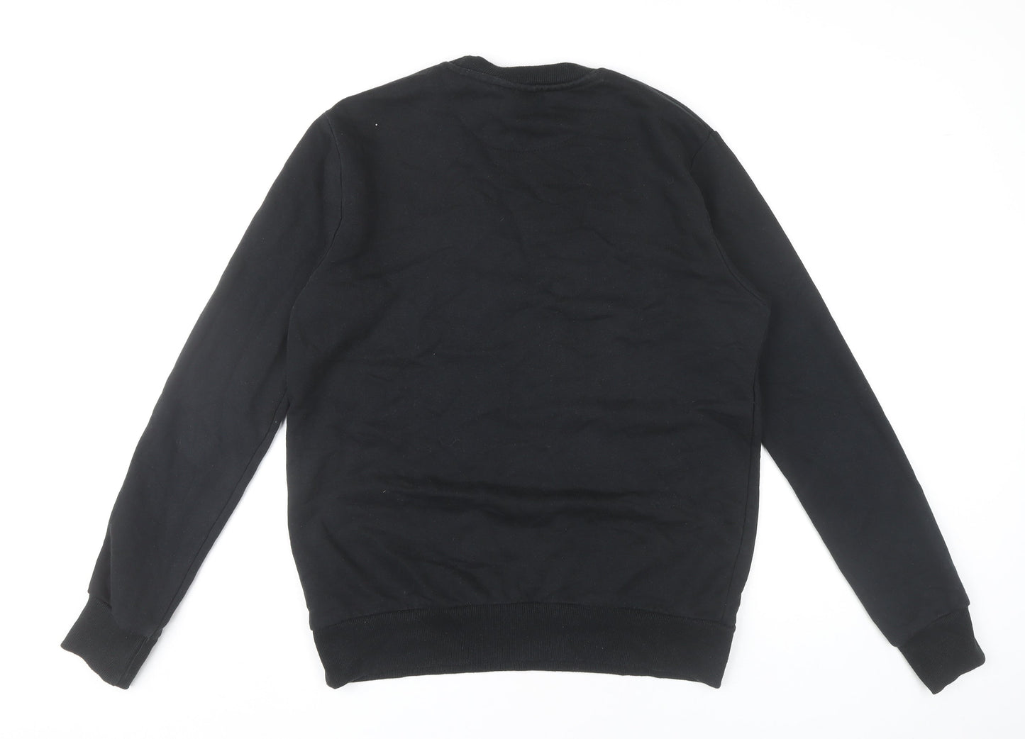 Mens UK Size M McKenzie Black Pullover Sweatshirt