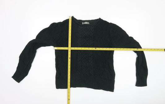 Womens UK Size M Oasis Black Pullover Jumper
