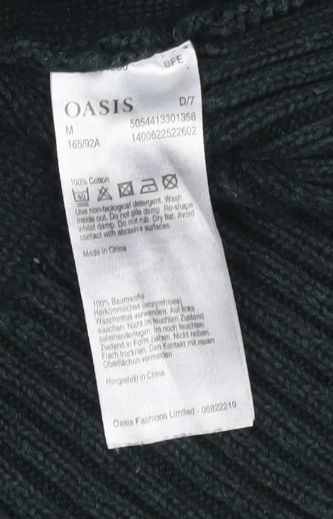 Womens UK Size M Oasis Black Pullover Jumper