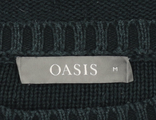 Womens UK Size M Oasis Black Pullover Jumper