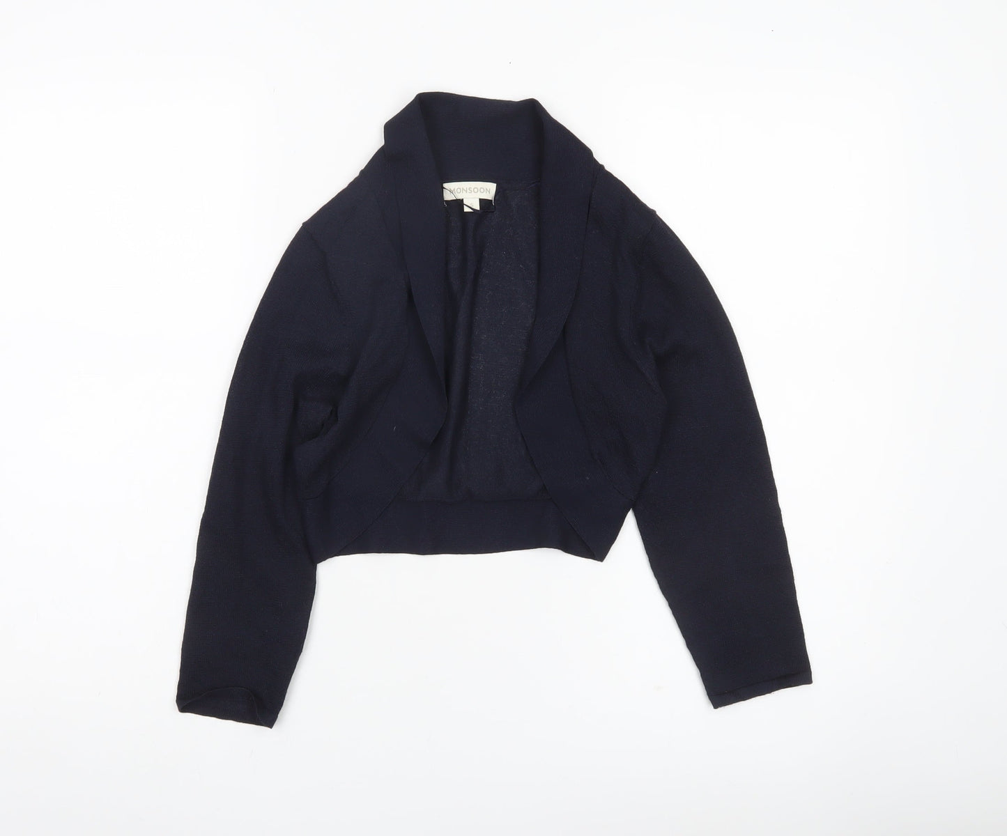 Womens UK Size S Monsoon Blue Shrug Jumper