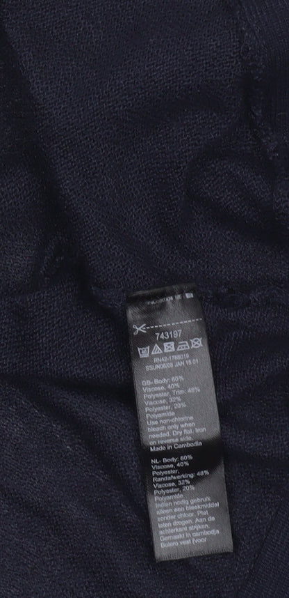 Womens UK Size S Monsoon Blue Shrug Jumper
