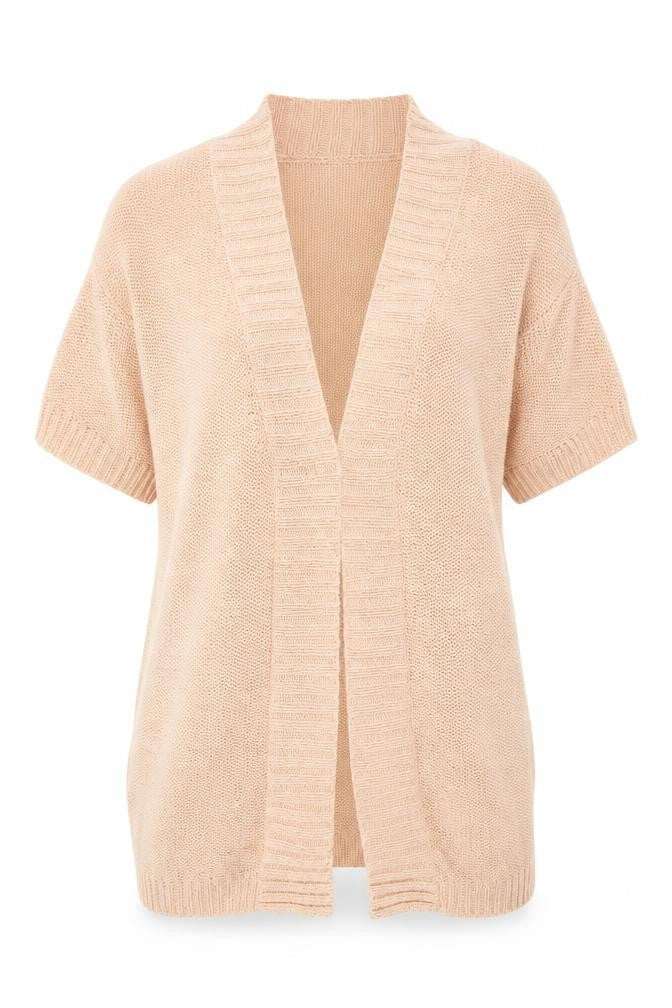 Womens UK Size 10 Kaleidoscope Beige Cardigan Jumper