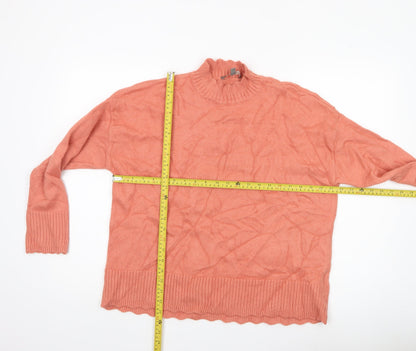 Womens UK Size S Oasis Pink Pullover Jumper
