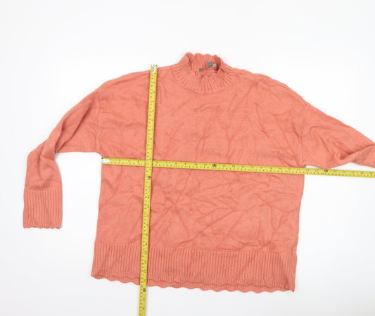 Womens UK Size S Oasis Pink Pullover Jumper