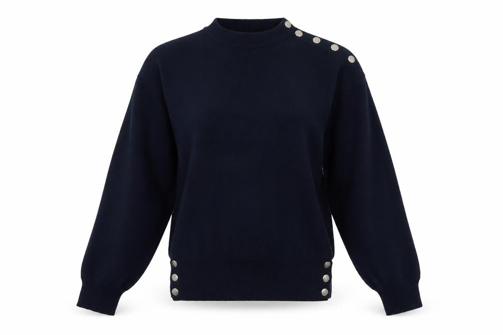 Womens UK Size 8 Pull&Bear Black Pullover Jumper