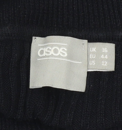 Womens UK Size 16 ASOS Black Pullover Jumper