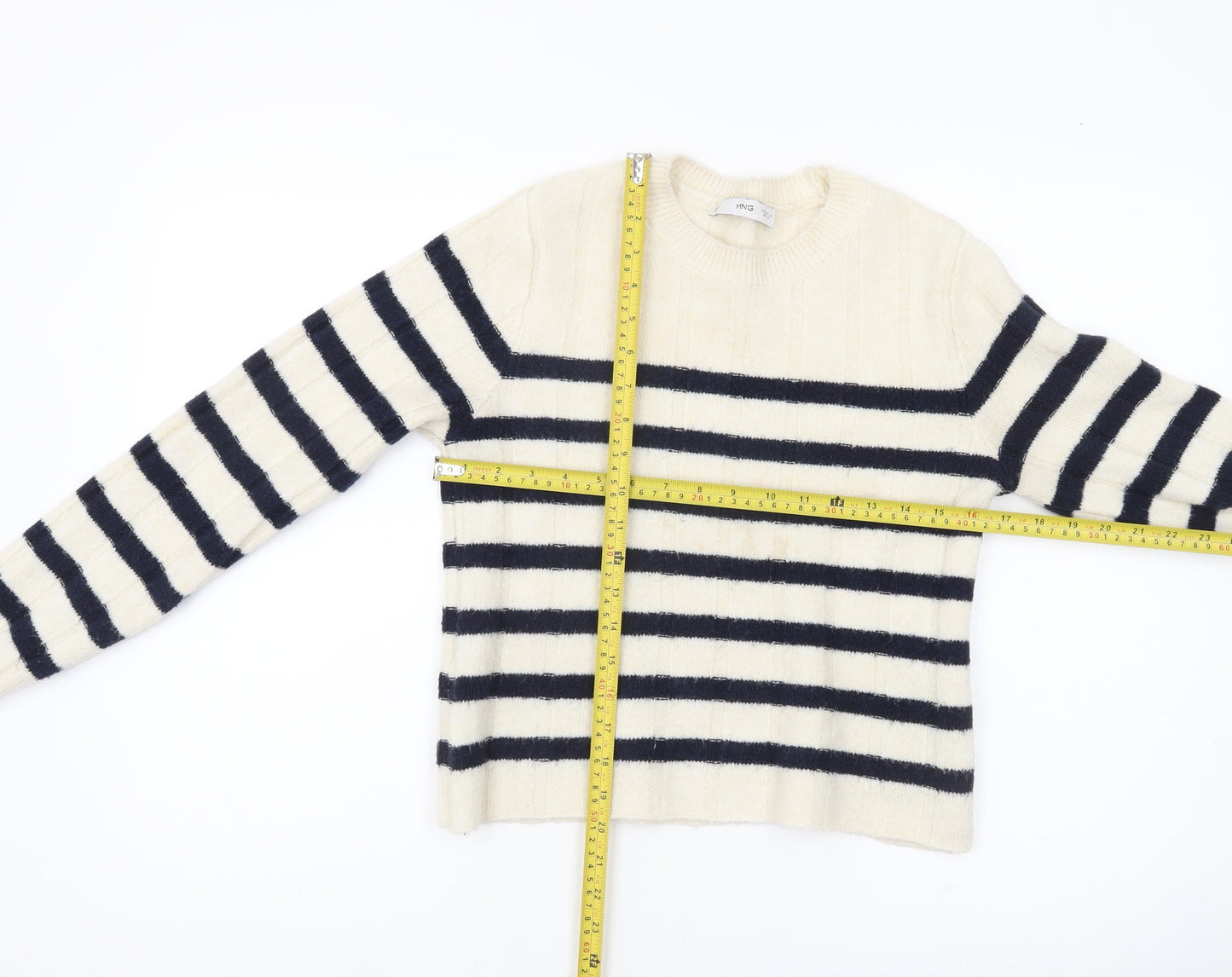 Womens UK Size M MNG Multicoloured Pullover Jumper