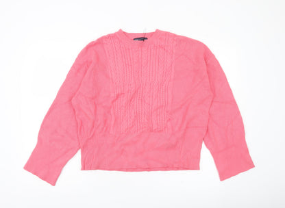 Womens UK Size L Marks and Spencer Pink Pullover Jumper
