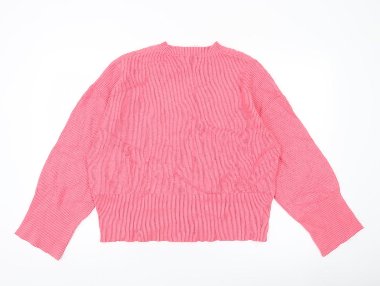 Womens UK Size L Marks and Spencer Pink Pullover Jumper