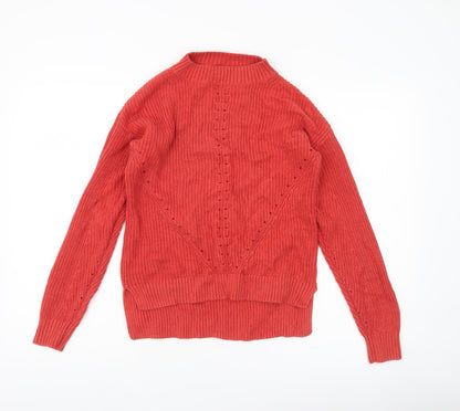 Womens UK Size 6 Fat Face Red Pullover Jumper