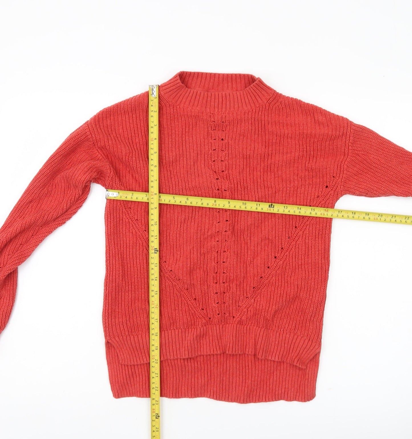 Womens UK Size 6 Fat Face Red Pullover Jumper