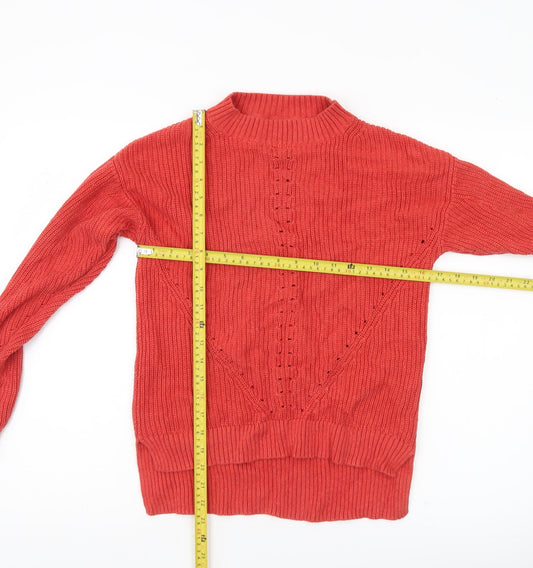 Womens UK Size 6 Fat Face Red Pullover Jumper