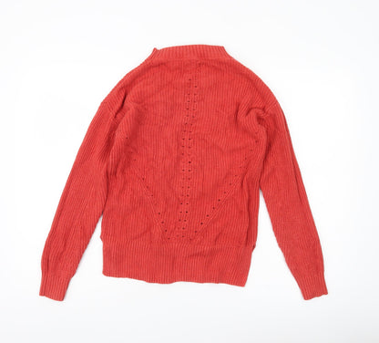Womens UK Size 6 Fat Face Red Pullover Jumper