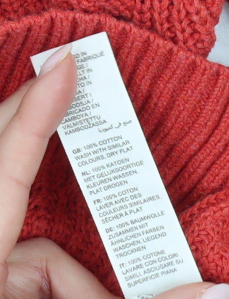 Womens UK Size 6 Fat Face Red Pullover Jumper