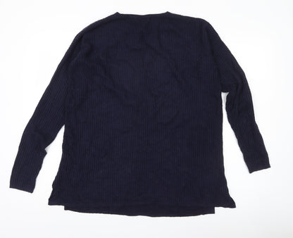 Womens UK Size 16 Warehouse Blue Pullover Jumper