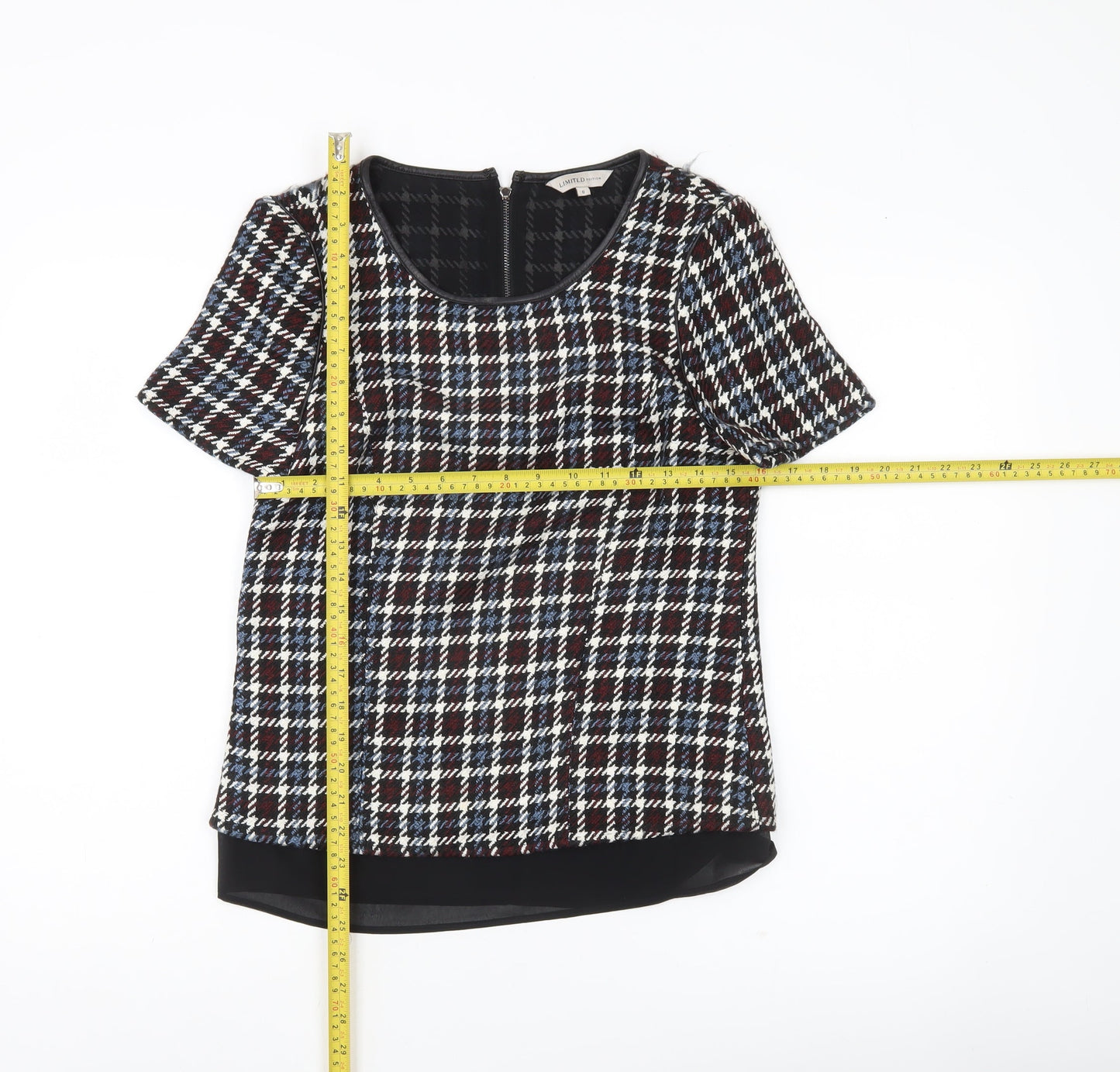 Womens UK Size 6 Marks and Spencer Multicoloured Basic Blouse