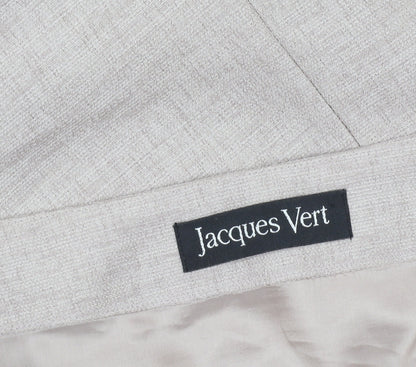 Jacques Vert Womens Beige Midi Flared Skirt Size 16 Formal Lined