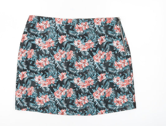 George Women’s Multicoloured Floral Pencil Skirt Size 12