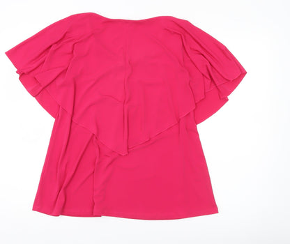 Womens UK Size S Together Pink Tunic Blouse