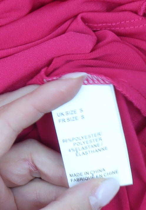 Womens UK Size S Together Pink Tunic Blouse