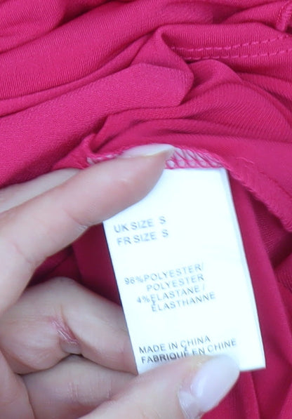 Womens UK Size S Together Pink Tunic Blouse